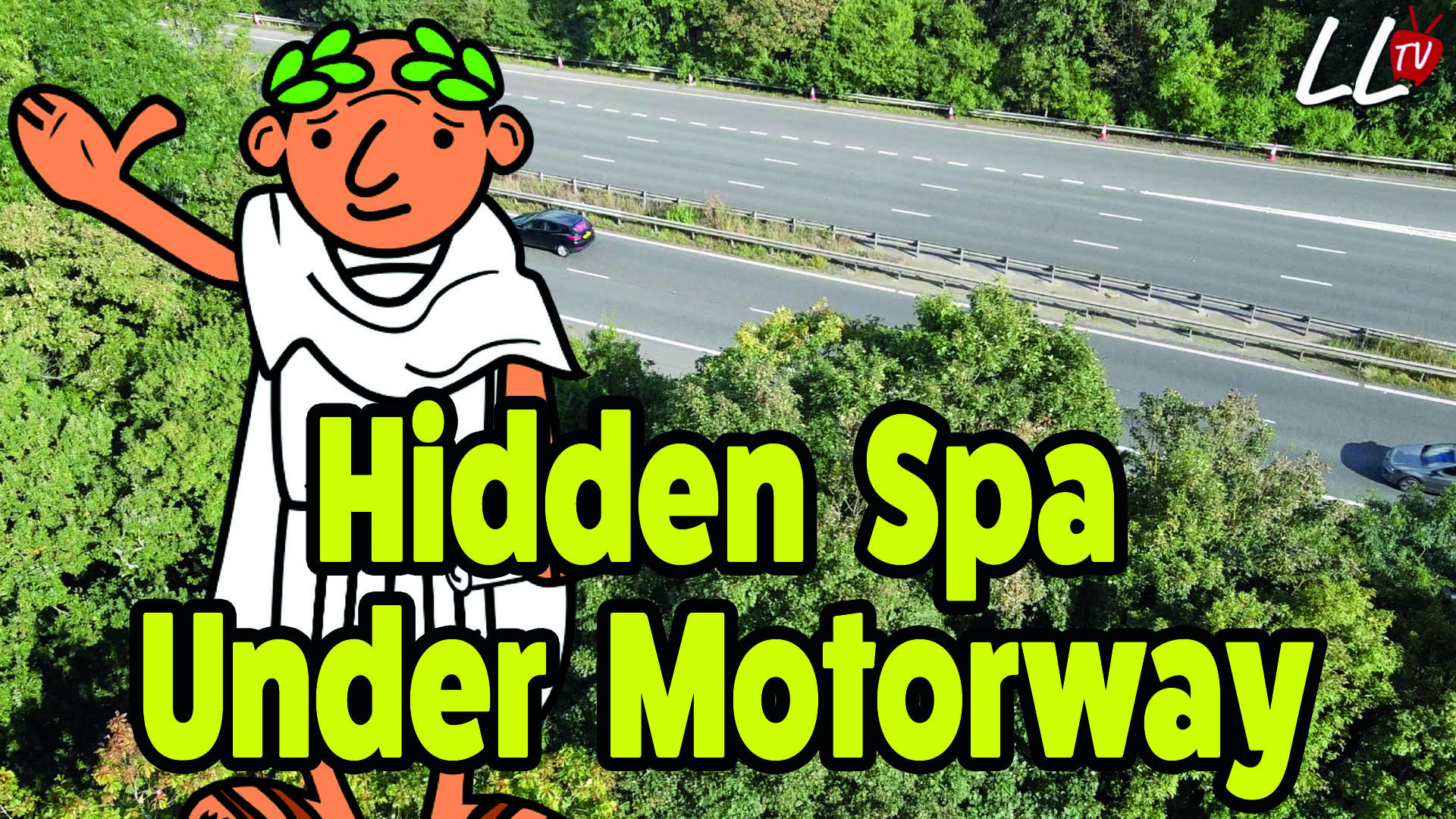Hidden spa under motorway